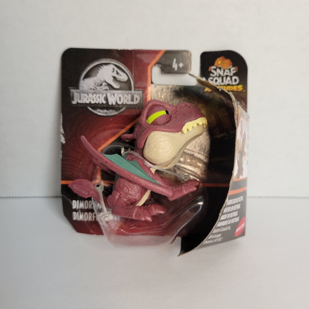 JurassicWorld Snap Squad Attitudes [Dimorphodon] 2" inch Chomp Figure, Purple